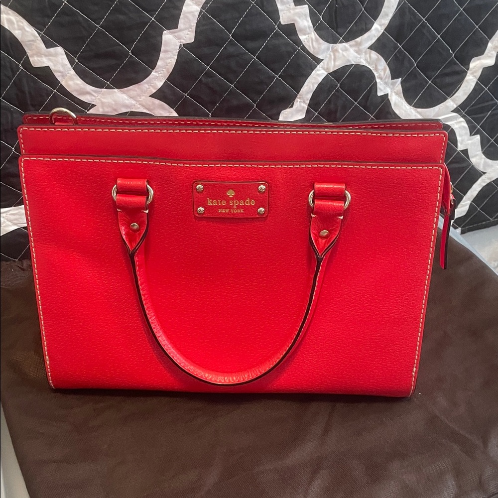 Kate Spade Bold Red Satchel